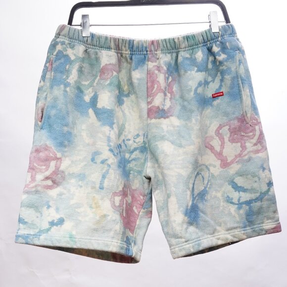 Supreme Small Box Logo Sweatshorts Watercolor - Picture 3 of 4